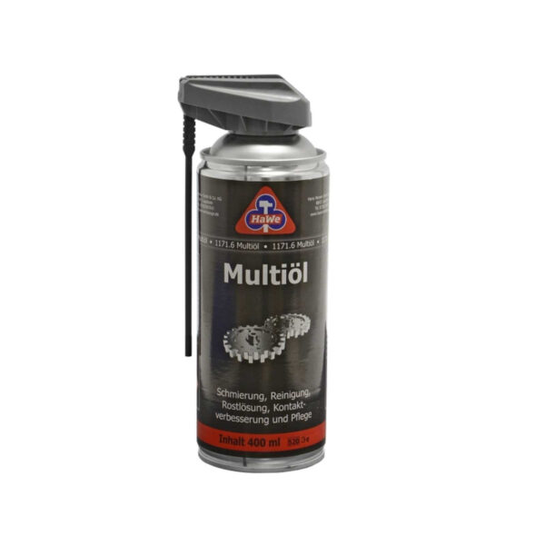 HaWe Multiöl 400 ml, Multifunktionsöl, Rostlöserspray, Servicespray, Schmiermittel, Pflegespray mit Klappröhrchen – Bild 2