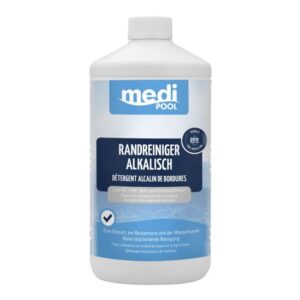 mediPOOL Randreiniger alkalisch 1L, Beckenreiniger, Poolbeckenreiniger, Fettlöser