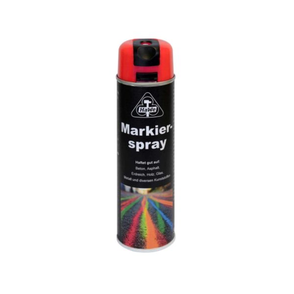 HaWe Markierspray 500 ml, Baumarkierer, Forstfarbe, Signalfarbe, witterungsbeständig, schnelltrocknend, Markierroller geeignet – Bild 2