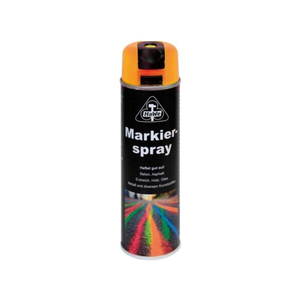 HaWe Markierspray 500 ml, Baumarkierer, Forstfarbe, Signalfarbe, witterungsbeständig, schnelltrocknend, Markierroller geeignet – Bild 2