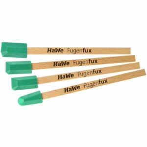 Hawe Fugenfux Mix 14.041, Silikonabzieher, Fugenspachtel, Fugenglätter, Sanitärabzieher, 4-teilig