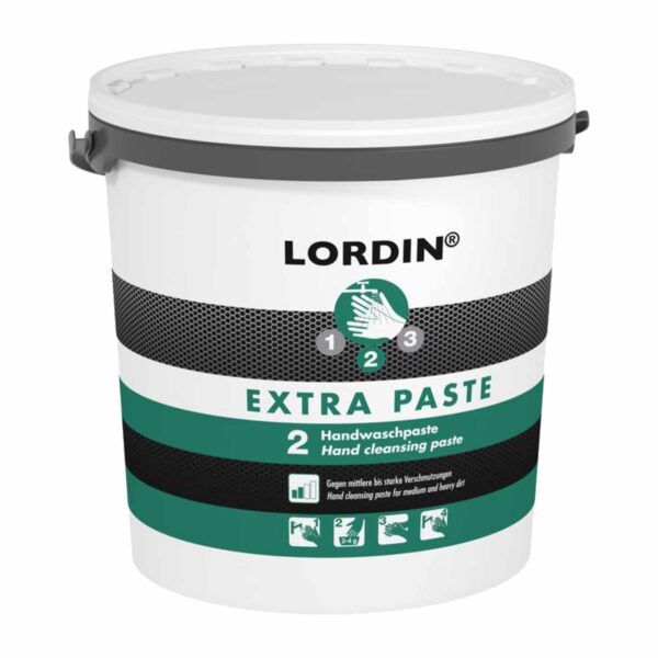 LORDIN Handwaschpaste EXTRA PASTE - für mittlere bis starke Verschmutzung, mit Naturreibemittel – Bild 2