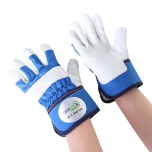 tprosafe kids premium Kinderhandschuhe blau-grau, Kinderhandschuh - kleine Handschuhe für Kinder