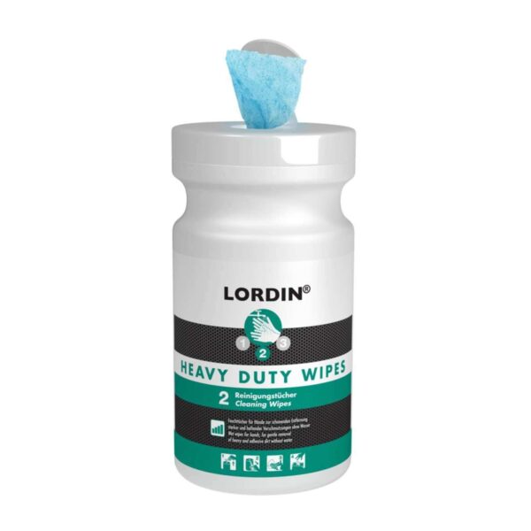 LORDIN Handreinigungstücher HEAVY DUTY WIPES - für starke und haftende Verschmutzung – Bild 2