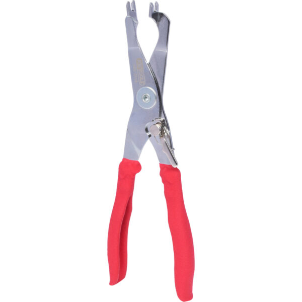 KS-Tools Bremsseilfeder-Zange 150.2118 Handbremsseil Werkzeug, Federzange, tauchisolierter Griff 225mm – Bild 2