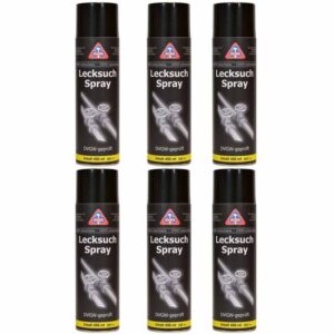 HaWe Lecksuchspray 6x 400 ml, Lecksucherspray, Leckfinder, Lecksucher, Dichtprüfmittel, DVGW