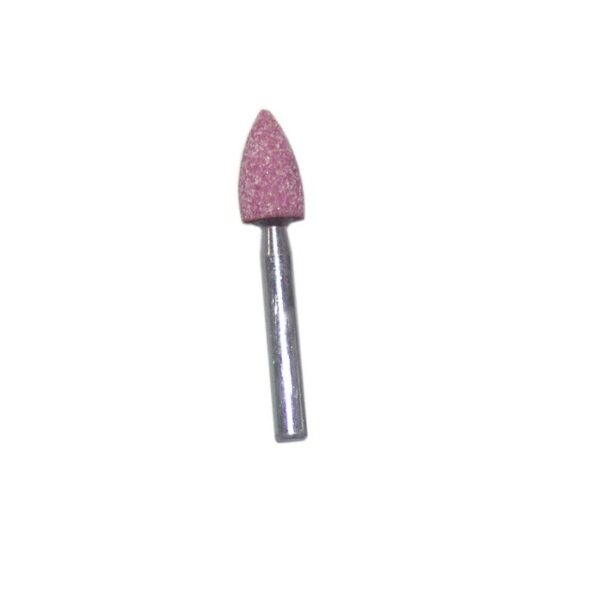 Schleifstift für Dremel 6mm, Spitzbogen Polierstifte Gr. 12 x 20mm Körnung 46 – Bild 2
