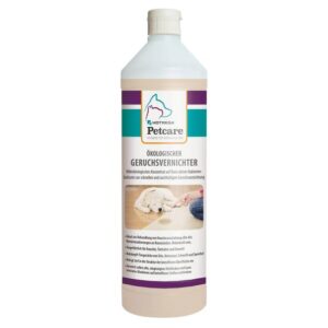HOTREGA Petcare Ökologischer Geruchsvernichter 1 Liter - beseitigt Urin, Schweiß, Tiergerüche, Kot u .v . m.