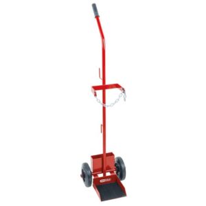 KS TOOLS Flaschenwagen, Transportwagen, Gasflaschenwagen, Transportkarre für 10 L Gasflasche