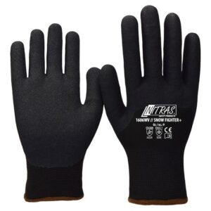 NITRAS 1606WV Snow Fighter+ Winterhandschuhe mit gesandeter Nitrilbeschichtung