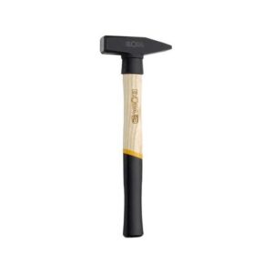ELORA Schlosserhammer 1665 geschliffen Fäustel Holzhammer mit Eschenstiel, Deutsche Form - 300g