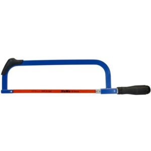 HaWe Metallsägebogen 190.06 Bügelsäge, Eisensäge, Handsäge, Bi-Komponentengriff, zusätzlich mit Frontgriff - 300 mm, 2-K-Griff