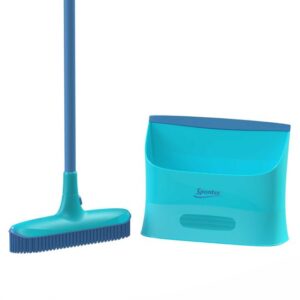 Spontex Catch & Clean Kehrbesen mit Gummiborsten, Besen, Universalbesen, Bodenkehrer, Haushaltsbesen, Gummibesen