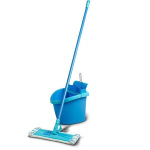 Spontex Magic Hook Bodenwischer inkl. Mikrofasermopp & Eimer, Wischmopp, Bodenwischer, Wischer
