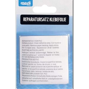 mediPOOL Reparatursatz 5 Klebefolien, Abziehfolie, Folienflicken, Flickzeug, selbstklebend