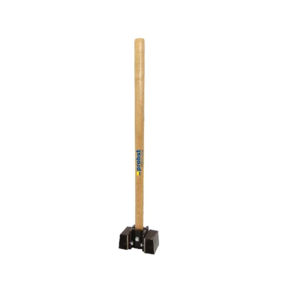 HaWe Gummi-Hammer 230.80 Schonhammer, Plattenlegerhammer, Fäustel mit Eschenstiel, 2,2kg, 800mm – Bild 2