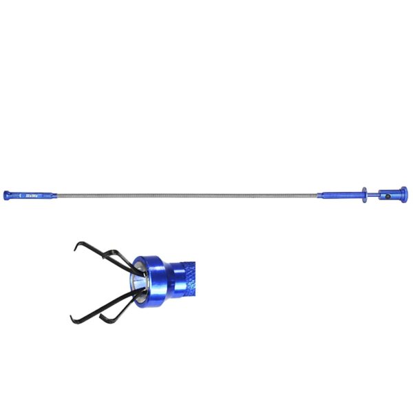 HaWe Krallengreifer mit Ringmagnet und LED-Leuchte, Flexibler Schaft für eine Hebekraft von bis zu 800g, Länge: 625 mm – Bild 2