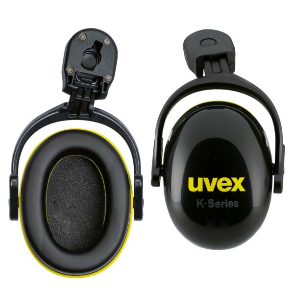 uvex Kapselgehörschutz pheos K2P mechanisch, Gehörschutz, Gehörschützer, 30 SNR, für Visiere 9906002, 9906005, 9906007 – Bild 2