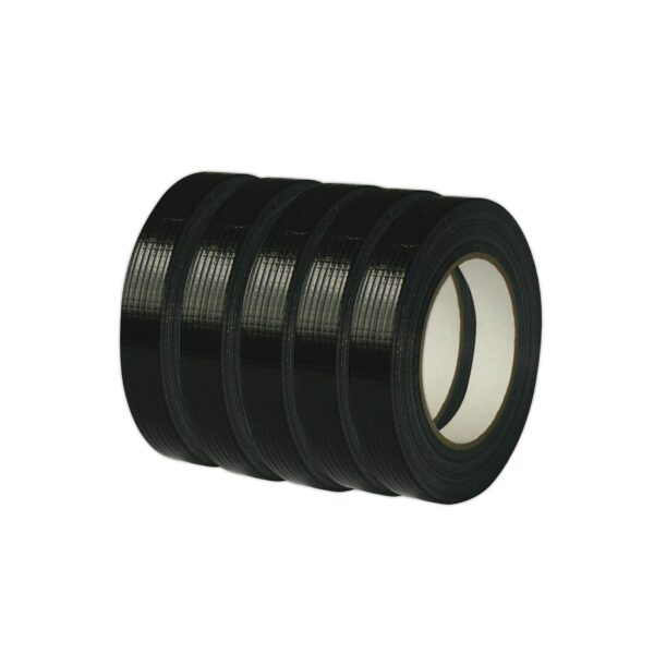 priotec Panzerband, Panzertape, Dichtungsband, 19 mm x 50 m Reißfest und vielseitig Einsetzbar - 5 Stück – Bild 2