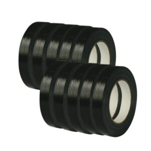 priotec Panzerband, Panzertape, Dichtungsband, 19 mm x 50 m Reißfest und vielseitig Einsetzbar - 10 Stück