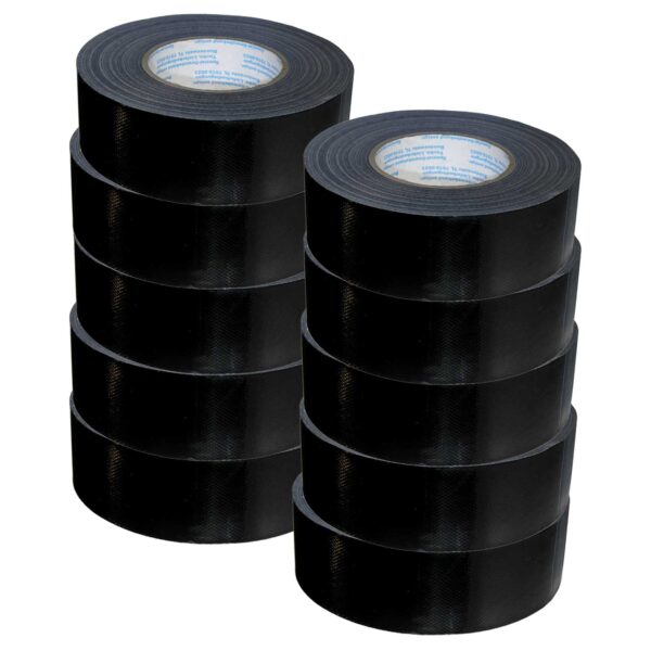 priotec Panzerband Panzertape Klebeband Dichtungsband Gewebeband reißfest - 50 Meter x 50mm schwarz – Bild 2