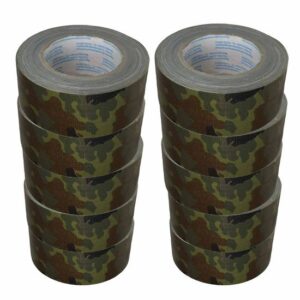 priotec BW Panzerband Panzertape Klebeband Dichtungsband reißfest - Flecktarn - 25 Meter x 50mm