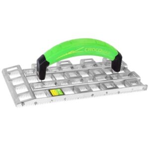 HaWe Gitter-Rabot 2814.1 - Putzhobel, Porenbeton, mit 2-Komponenten-Griff, Rostfrei, 580 Gramm - 280 x 140 mm