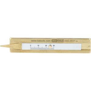 KS-Tools Reifenprofil-Tiefenmesser 300.0537 Blendfreie Ablesung, für Tiefenmessungen, 0 - 30 mm