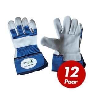 tprosafe kids premium Kinderhandschuhe blau-grau - für kleine Hände, strapazierfähig 12 Paar