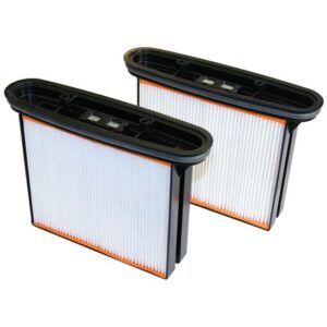 HiKoki Faltenfilter (710702) Polyester f. Nass-Trocken-Rüttelsauger (2Stück)