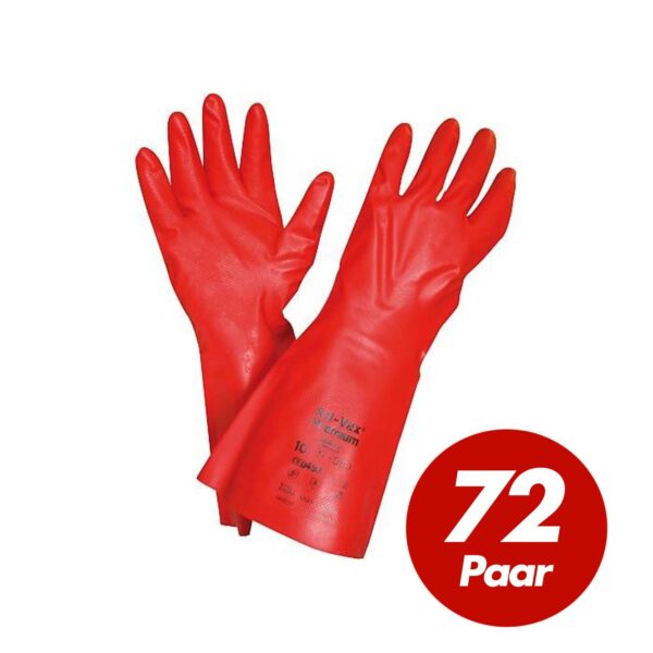 ANSELL Chemikalienschutzhandschuhe Solvex Premium 37-900 - Chemie-Schutz - 72 Paar – Bild 2