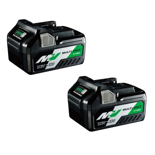 HiKOKI Akku-Set BSL36A18x2 18 / 36 V Multi Volt 2,5 Ah - 2x Li-Ion Akkus – Bild 2