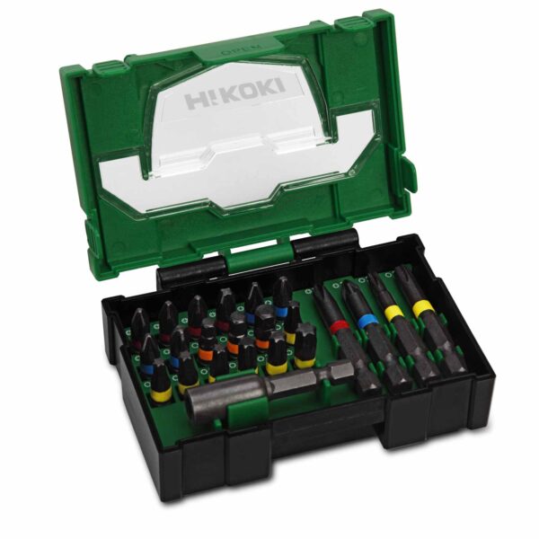 HiKOKI Schlagfeste Bit-Box 23-teilig (Box I) - stapelbares Boxensystem – Bild 2