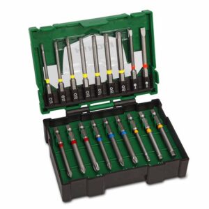 HiKOKI Bit-Box 75mm 18-teilig (Box II) stapelbares Boxensystem