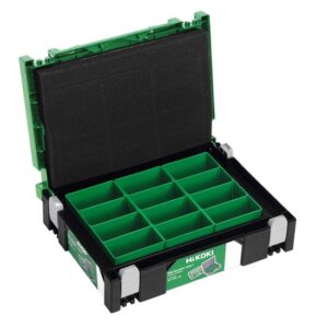 HiKOKI HIK-System Case I mit 3 Einlegeboxen - stapelbares Boxensystem