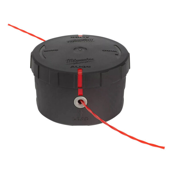 Milwaukee Doppelfadenkopf 49162714 Fadenspule für Rasentrimmer inkl. 2 mm Faden mit Antippautomatik – Bild 2
