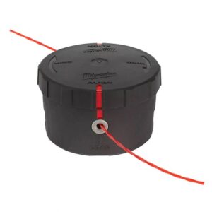 Milwaukee Doppelfadenkopf 49162714 Fadenspule für Rasentrimmer inkl. 2 mm Faden mit Antippautomatik