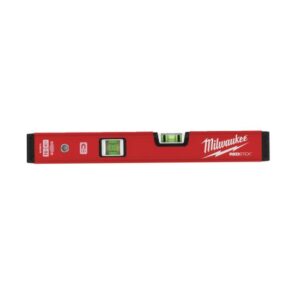 Milwaukee Wasserwaage REDSTICK Compact, Magnetwasserwaage, Aluminium, Messwerkzeug, 40cm, 60cm, 80cm
