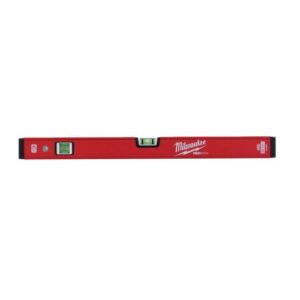 Milwaukee Wasserwaage REDSTICK Compact, Magnetwasserwaage, Aluminium, Messwerkzeug, 40cm, 60cm, 80cm