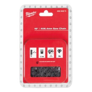 Milwaukee Sägekette 3/8" Ersatzkette für Akku-Kettensäge M18 FOPH, M18 FCHSC und M18 FCHS