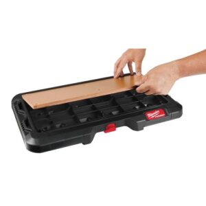 Milwaukee Holz-Arbeitsplatte PACKOUT, Holzplatte, Arbeitsunterlage, Schreibbrett, Schreibunterlage, Tischplatte