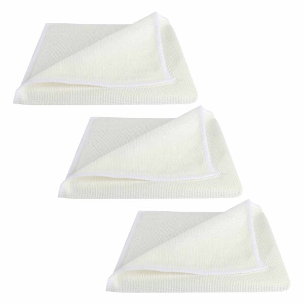 bellanet Microfasertuch Micro Top Microfaser Mikrofaser Tuch Lappen Wischtuch 40 x 40 cm weiß VPE 3 Stück – Bild 2