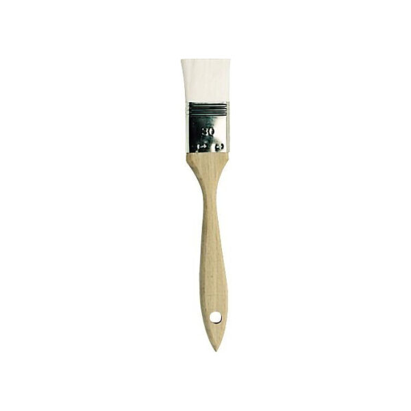 Profi Strukturpinsel 30mm - Pinsel mit Stiel aus Buchenholz, weiße Perlonborsten – Bild 2