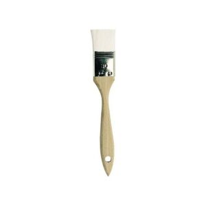 Profi Strukturpinsel 30mm - Pinsel mit Stiel aus Buchenholz, weiße Perlonborsten