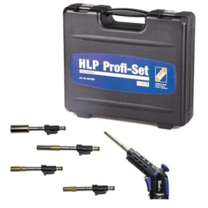 TECHNOLIT Lötpistole HLP Profi-Set 7-teilig, 5 Brenner, für alle Temperaturen und Gase