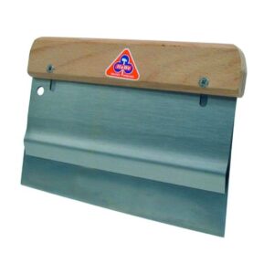 Hawe Doppelblatt-Spachtel 550.20, Rapidspachtel, Duospachtel mit Holzgriff, Spezialstahl, 200mm