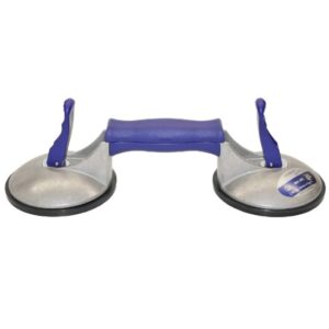 Hawe Saugheber 602.40 Veribor 2 Saugköpfe, Gummisauger, Glassauger, Vakuum, 60kg Tragekraft
