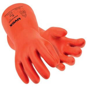 uvex Elektriker-Schutzhandschuhe power protect V1000 60840, Elektrohandschuh, Naturlatex, Kälteflexibel