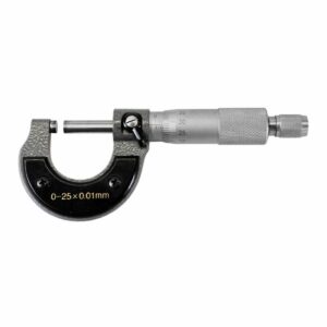 Hawe Präzisions-Mikrometer 623.63, Bügelmessschraube, Mikrometerschraube, Spindelgewinde geschliffen, 0-25mm