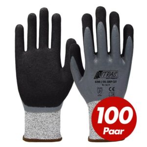 NITRAS Oil Grip CUT Schnittschutzhandschuhe 6360 wasserabweisend - 100 Paar
